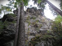 Vyhlídková skála pod Dobřečovskou horou