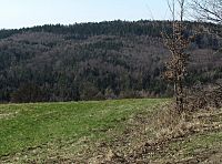výhled na západ Vizovických vrchů...