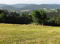 výhled z hřebene na Slovensko