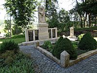 Pomník a rovy obětí Ploštiny