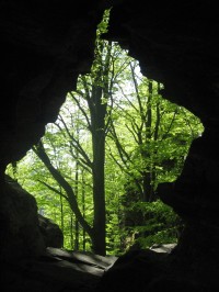 skalní okno nebo tunel