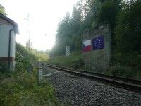 železniční hraniční přejezd u Dolní Lipky
