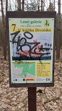 Praha-Klánovice - Lesní galerie - zastávka 7 - králík Divočák