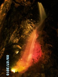 Podzemní vodopád (Černá štola)
