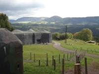 Pevnost Stachelberg v září 2007, vzadu jsou vidět Vraní hory