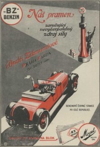 Historický reklamní plakát firmy Bratří Zikmundové z Prahy - Karlína
