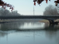 Pohled na most z Jiráskových sadů