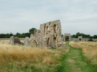 Ruiny zbytku kláštěra