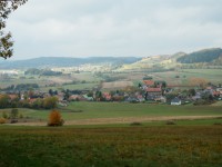Pohled na obec Czermna