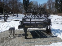 Ogród  muzyczny, navazuje na lázeňský park 