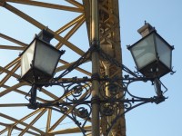Osvětlení mostu - stylové lucerny