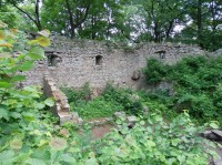 Ve východní části zříceného hradu