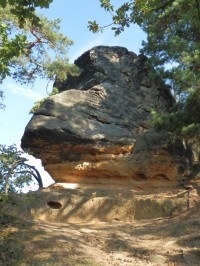 Stará Hrada, jedna ze skal