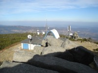 Meteorologická stanice těsně pod vrcholem Szrenica