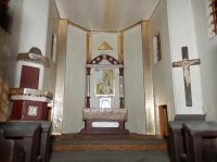 Interiér kostela sv. Jana Nepomuckého na Poušti