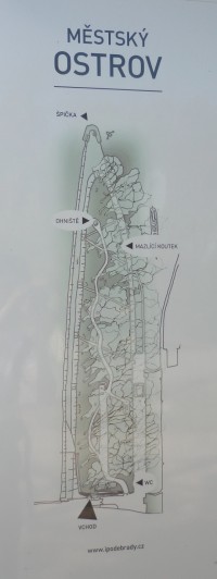 Mapka Městského ostrova
