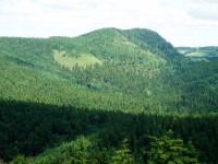 Pohled na Waligóru z jihu (z Ruprechtického špičáku)