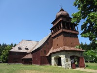 Svätý Kríž - dřevěný kostelík