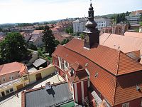 Výhled z věže kostela sv. Bartoloměje