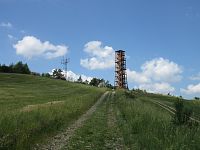 Milešov a rozhledna Milada na Krchově (Přední Chlum)