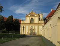 Večerní Plasy - klášterní kostel