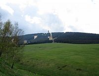 Pohled na Klínovec od hranice