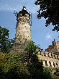 Hřebeny - zřícenina hradu Hartenberk