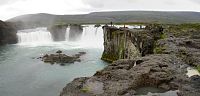 Island - vodopád Goðafoss