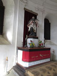 Zřícenina hradu Potštejn - kaple Svatých schodů
