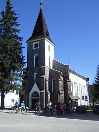 Kvilda - kostel sv. Štěpána