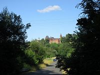 Pohled na zámek Hradec nad Moravicí