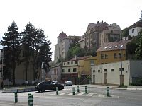 Mladá Boleslav - zajímavý pohled na hrad
