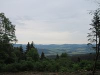 Výhled z rozcestí Královec – rekr. středisko