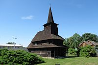 Dobříkov – dřevěný kostel Všech svatých