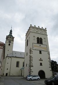 Zvonice a kostel sv. Jakuba