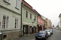 Ulice Na Hradbách - bývalá židovská čtvrť