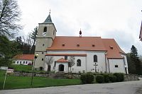 Horní Planá - kostel sv. Markéty