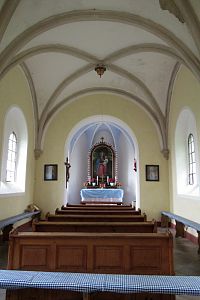 V kapli Maria Rast am Stein