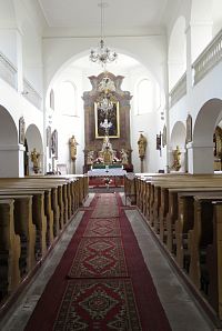 Liběšice - kostel Nanebevzetí Panny Marie