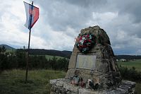 Lučivná - památník padlým v SNP na Šibeničním vrchu