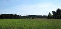 Pohled na pastevní rezervaci Plzeňský kraj-sever - 1. den: Nýřany - trasa 3,6 km: NS Janovský mokřad, pastevní rezervace a dvě pozorovatelny zvěře