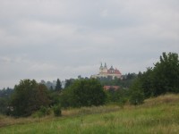 Pohled na baziliku na Sv. kopečku