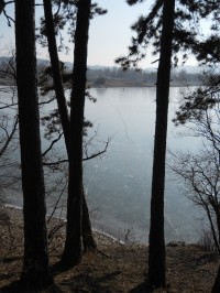 Pohled na Borskou přehradu