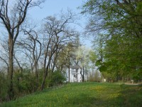 Týn nad Vltavou - rozhledna a soutok Vltavy s Lužnicí