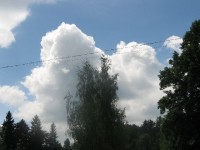Letní mrak - cumulus