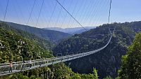 Arouca - rafty na řece Paiva a druhý nejdelší visutý most v Evropě