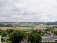 Výhled z hradu Klenová