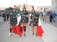 Příznivcům Itálie nechyběl vtip při volbě kostýmu