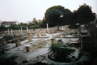 Agia Kiriaki - ruiny původní baziliky