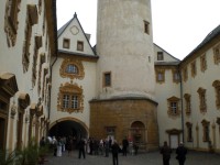 kousek věže zámku